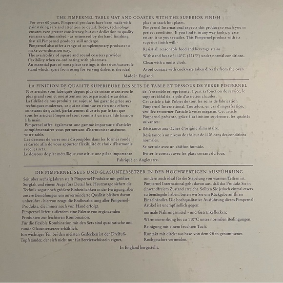 Pimpernel Set Of Four Cork board Placement With Six Matching Coasters Snowman - Picture 2 of 7